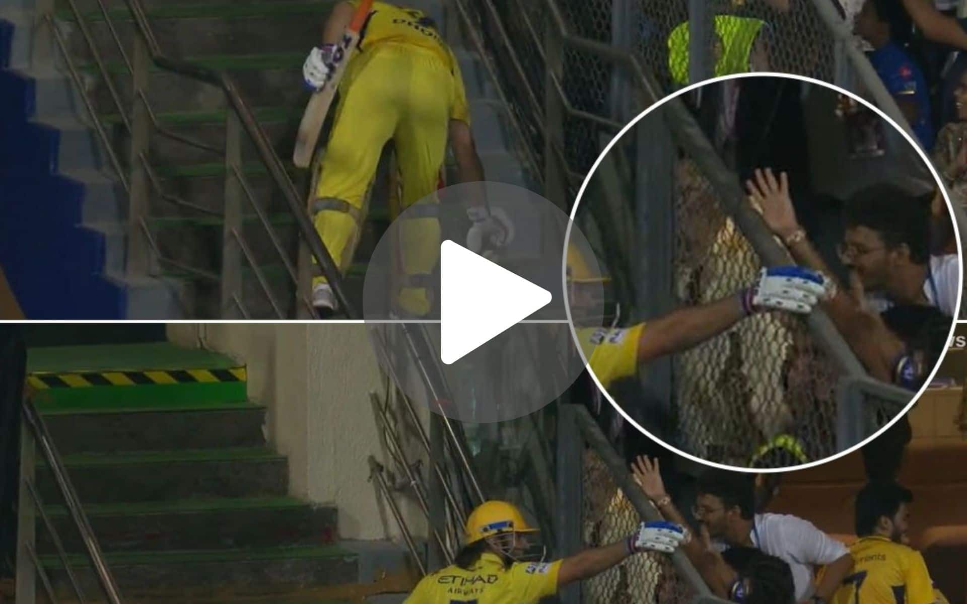 [Watch] MS Dhoni Makes Hearts Melt; Gives Match-Ball To Cute Fan After Epic Six